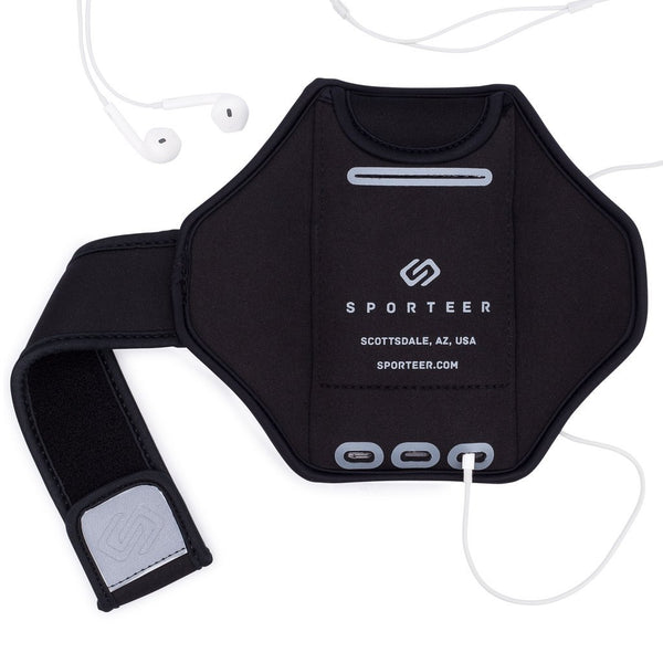 สายรัดแขนวิ่ง Sporteer Classic MX สำหรับ iphone plus, Samsung Note, Samsung Galaxy และ Smartphones ขนาดใหญ่